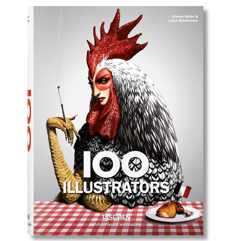 Книга обзор лучших иллюстраторов 100 Illustrators Bibliotheca Universalis  в Твери | Loft Concept 