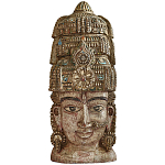 Арт-объект на стену Маска из массива акации Acacia Mask варинант исполнения - 4 | Loft Concept в Твери