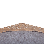 Кресло Ava Classical Armchair brown and grey velour варинант исполнения - 5 | Loft Concept в Твери