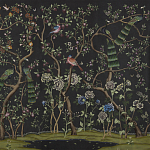 Обои ручная роспись St Laurent Casino metallic silk варинант исполнения - 2 | Loft Concept в Твери