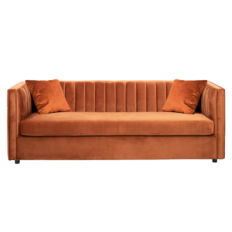 Диван Claire Sofa Терракотовый Диван Claire Sofa Терракотовый в Твери | Loft Concept