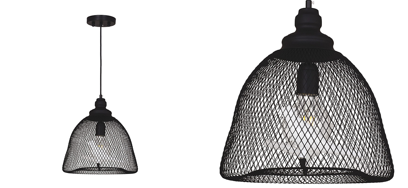 Подвесной светильник черного цвета Locked bird - Loft-Concept в Твери