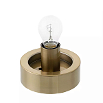 Настольный светильник с плафоном из затемненного стекла с рельефным узором Glass lampshade with Relief Pattern варинант исполнения - 2 | Loft Concept в Твери