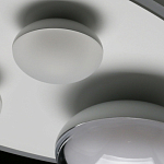 Потолочный светильник овальной формы белого цвета с 4-мя лампами Lunar Pebbles варинант исполнения - 11 | Loft Concept в Твери