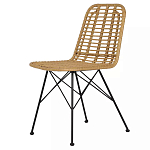 Стул с ротанговым плетением Wicker Stool без подлокотников варинант исполнения - 4 | Loft Concept в Твери
