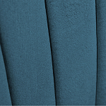 Барный стул со спинкой на 4-х деревянных ножках Синий Велюр Ava Charm варинант исполнения - 4 | Loft Concept в Твери