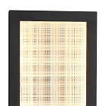 Светодиодное прямоугольное бра из металла черного цвета Lattice Lux варинант исполнения - 6 | Loft Concept в Твери