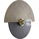 Круглый настенный фактурный светильник Textured Disc варинант исполнения - 1 | Loft Concept в Твери