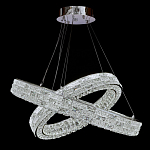 Люстра на 2 кольца с текстурной огранкой Reflection of Reality варинант исполнения - 2 | Loft Concept в Твери