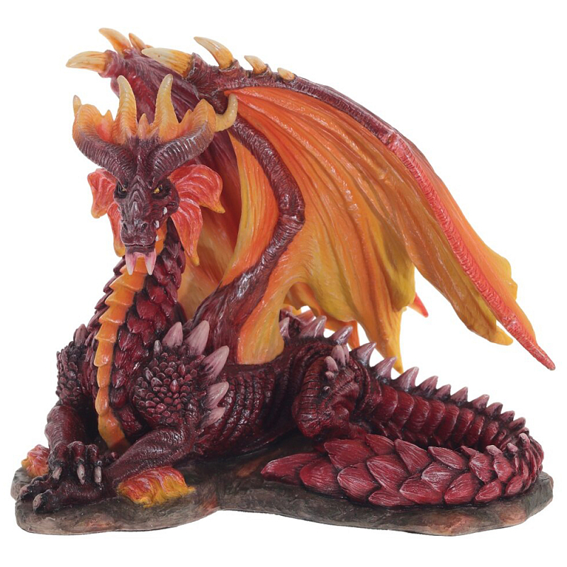Декоративная статуэтка Дракон Красный Red Dragon with Orange Wings Statuette Красный Оранжевый Декоративная статуэтка Дракон Красный Red Dragon with Orange Wings Statuette Красный Оранжевый в Твери | Loft Concept