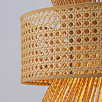 Подвесной светильник с абажуром из натуральных материалов Light Inside the Cell варинант исполнения - 4 | Loft Concept в Твери