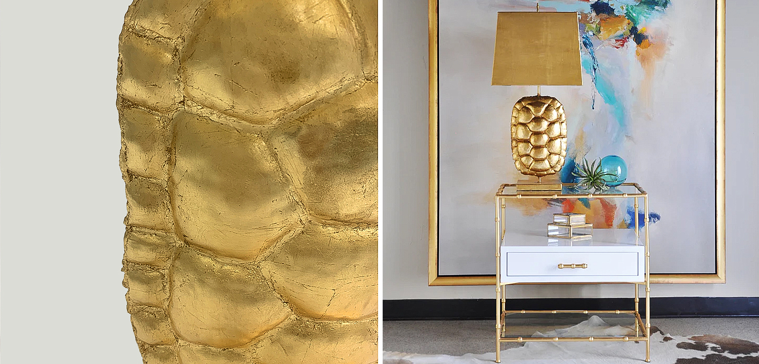 Настольная Лампа Черепаха Table Lamp Golden Turtle Настольная Лампа Черепаха Table Lamp Golden Turtle - Loft-Concept в Твери