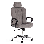 Кресло компьютерное City Chair хром флок варинант исполнения - 2 | Loft Concept в Твери