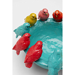 Декоративное дизайнерское блюдо разноцветные попугаи  варинант исполнения - 2 | Loft Concept в Твери