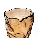 Ваза стеклянная фактурная Crumpled Vase 32 см варинант исполнения - 2 | Loft Concept в Твери