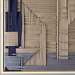 Аксессуар Геометрическая абстракция Figurative Beige Wall Hangings варинант исполнения - 1 | Loft Concept в Твери