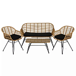 Кушетка плетеная из ротанга Wicker Сouch варинант исполнения - 5 | Loft Concept в Твери