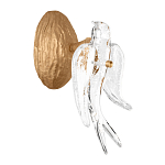 Бра с прозрачной стеклянной фигуркой птички Serip Voa варинант исполнения - 3 | Loft Concept в Твери