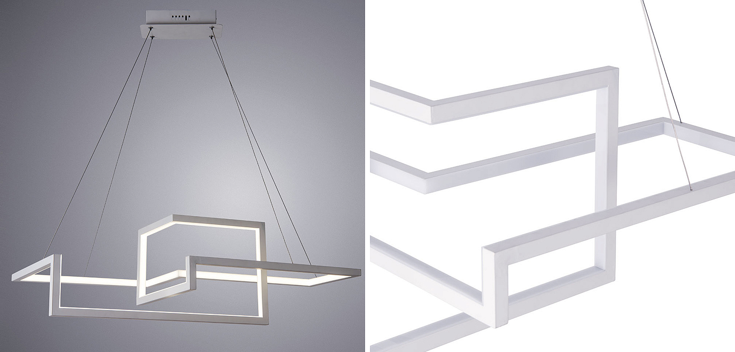 Люстра Esther Geometric White Chandelier II Люстра Esther Geometric White Chandelier II - Loft-Concept в Твери