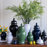 Ваза с крышкой однотонная Высота 48 см Chinoiserie Ceramics варинант исполнения - 6 | Loft Concept в Твери