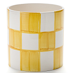 Кашпо из керамики с графическими принтами Brighter варинант исполнения - 5 | Loft Concept в Твери