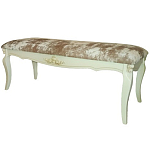 Банкетка велюр в стиле прованс Blaise French Seating Banquette варинант исполнения - 1 | Loft Concept в Твери