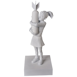 Статуэтка Banksy Bomb Hugger Sculpture White