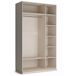 Шкаф трёхдверный с 1-ой зеркальной дверью Satin Furniture варинант исполнения - 3 | Loft Concept в Твери