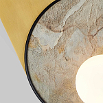 Бра с каменным диском в металлической раме Sandstone Painting варинант исполнения - 2 | Loft Concept в Твери