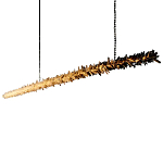 Люстра линейная светодиодная из необработанных кристаллов Mountain Comet варинант исполнения - 5 | Loft Concept в Твери