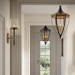 Подвесной светильник в форме фонаря чёрного цвета Black Lantern варинант исполнения - 3 | Loft Concept в Твери