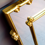 Зеркало прямоугольное Golden Classic Ornament Mirror варинант исполнения - 3 | Loft Concept в Твери