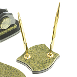 Настольный письменный набор из змеевика из 7-ми элементов Successful Leader варинант исполнения - 8 | Loft Concept в Твери