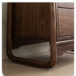 Вешалка деревянная с 2- мя ящиками Moon Walnut Furniture варинант исполнения - 10 | Loft Concept в Твери