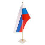 Флагшток на подставке из натурального камня Stone Flagpole варинант исполнения - 1 | Loft Concept в Твери