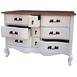 Комод бежевый в стиле Прованс Montmartre Provence Beige Wide варинант исполнения - 5 | Loft Concept в Твери