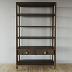 Стеллаж с двумя ящиками Elsa Dreams Walnut варинант исполнения - 4 | Loft Concept в Твери