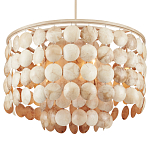 Люстра с каскадом из круглых декоративных элементов Texture Discs варинант исполнения - 2 | Loft Concept в Твери