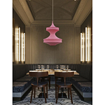 Подвесной вязаный розовый светильник «Моника» варинант исполнения - 2 | Loft Concept в Твери