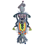 Кукла из одежды и павлопосадских платков Rusalka Blue Jeans 2 варинант исполнения - 1 | Loft Concept в Твери