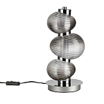 Настольная лампа с 3-мя рифлеными стеклянными шарами Marcelh Light варинант исполнения - 5 | Loft Concept в Твери