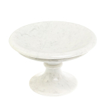 Фруктовница средняя из натурального камня Мрамор Белый Natural Stone Fruit Bowls варинант исполнения - 2 | Loft Concept в Твери