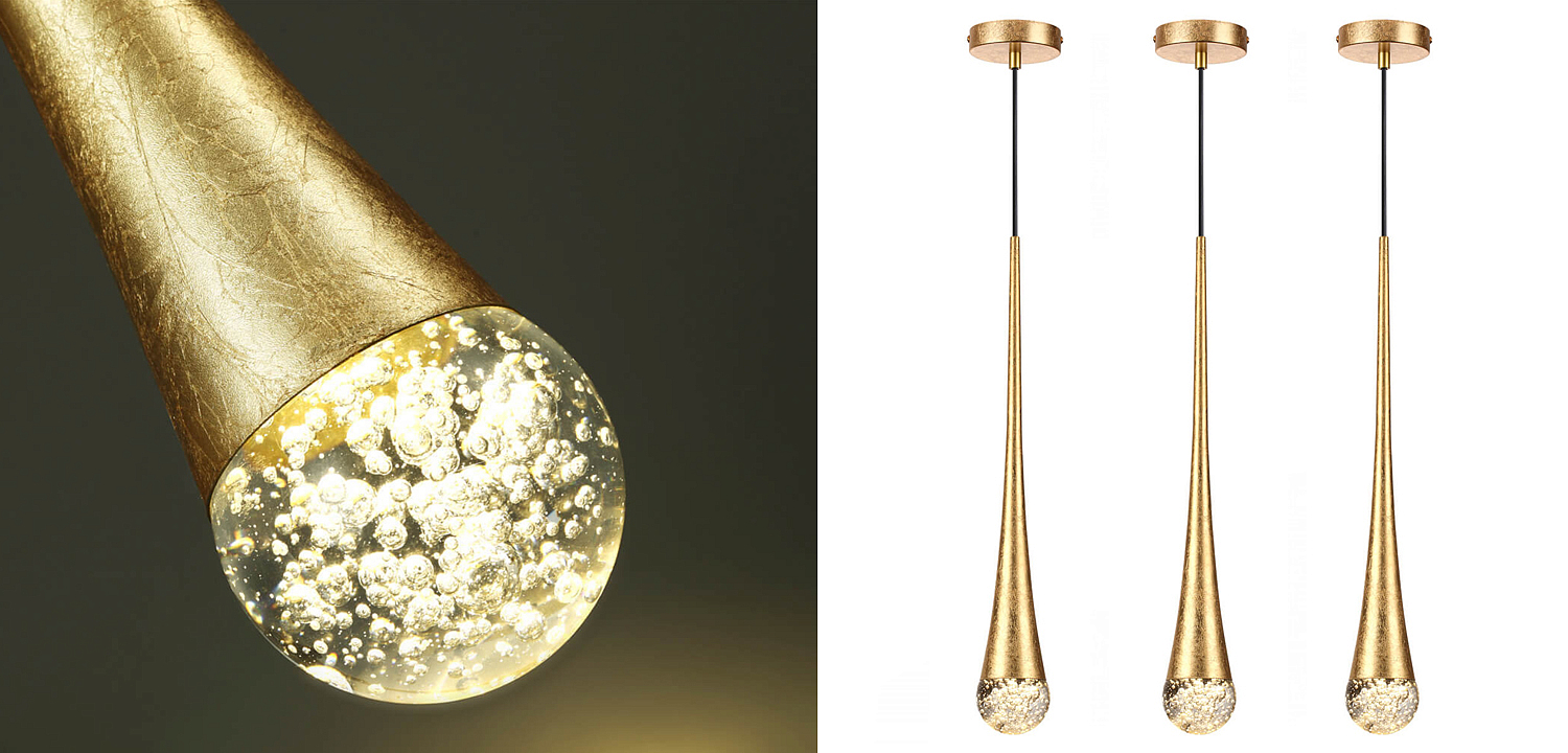 Подвесной светильник Golden Drop Lamp Подвесной светильник Golden Drop Lamp - Loft-Concept в Твери