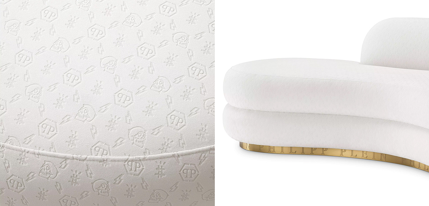 Диван белый Philipp Plein Sofa Icon Диван белый Philipp Plein Sofa Icon - Loft-Concept в Твери
