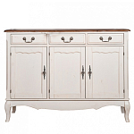 Буфет трехстворчатый с 3-мя ящиками в стиле прованс Interiors Romance варинант исполнения - 1 | Loft Concept в Твери