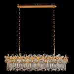 Люстра с декоративными элементами в виде крупных хрустальных цветов Palace Gardens варинант исполнения - 2 | Loft Concept в Твери