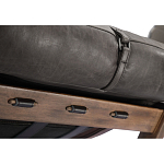 Кресло Duncan винтажная черная кожа варинант исполнения - 4 | Loft Concept в Твери