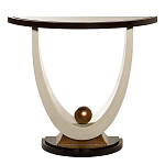 Консоль на полукруглой основе Stylish Pearl варинант исполнения - 2 | Loft Concept в Твери