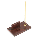 Подставка для телефона с ручкой из натурального камня креноид Natural Stone Stand варинант исполнения - 1 | Loft Concept в Твери