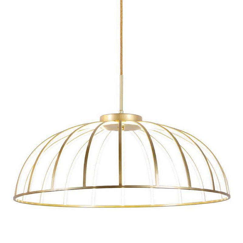 Подвесной светильник Brass Modern FRITURE VERTIGO PENDANT  Матовая латунь Белый в Твери | Loft Concept 